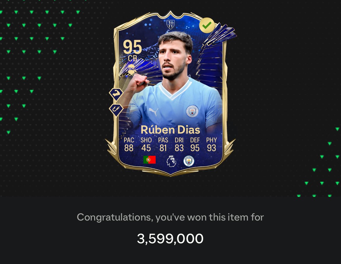 DanishDevilUT's tweet photo. 💙TOTY investment🔥

With the coins I got from Hamm. I have invested in toty’s. I hope they keep rising📈🤞
And they are sooo fun to play with😅 https://t.co/9OHIMetBwc