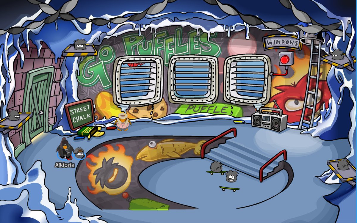 alkioria_ncp's tweet photo. Nobody asked... So I delivered. Part... 3!
I made a colour outfit to match each of my #Puffles and took some pics in each #PuffleParty room!
#Black #White #Catpuffle 

#NCP #NewClubPenguin #Clubpenguin #Penguin #CPParty #ClubPenguinParty https://t.co/lq4euZ8b9k