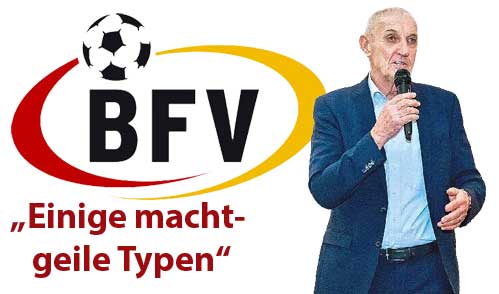„Einige machtgeile Typen“

▶ Der noch amtierende BFV-Präsident Günter Benkö lässt kein gutes Haar am Vorstand des Verbandes ▶ Ex-Schiri: „Ego ist oft wichtiger“
bgld-fussball.at/?p=18556