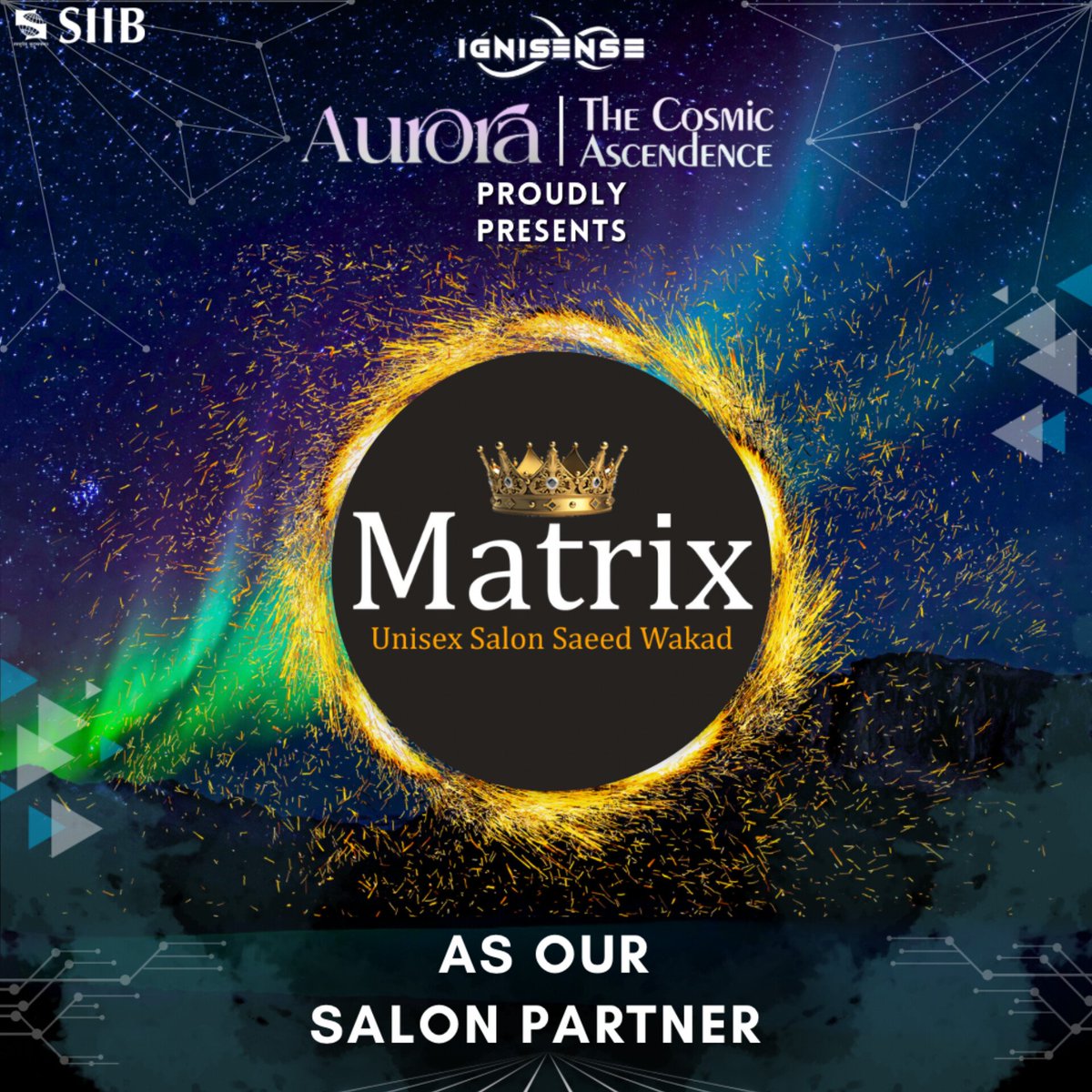 A symphony of ✂️ scissors and 🖌️ brushes, the salon crafts not just hairstyles but stories of empowerment and timeless beauty.

Presenting to you our salon partner "Matrix - Unisex Salon Saeed Wakad" 💇‍♀️💫

#sponsor #ignisense #college #fest #event #symbiosis #siib #pune #hailigni