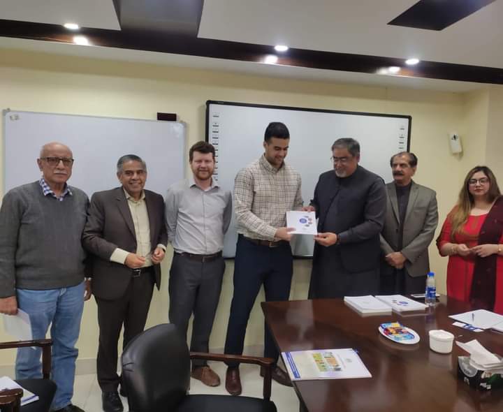 pcmu786's tweet photo. Thrilled to have been a part of a productive session at PCMU, chaired by PC/DG SWAT  Mr. @nzessani .The focal point was the insightful presentation on "SWAT in relevance to Climate Resilient Water Governance Activity" by the PCMU team. https://t.co/80qtXj9iFF