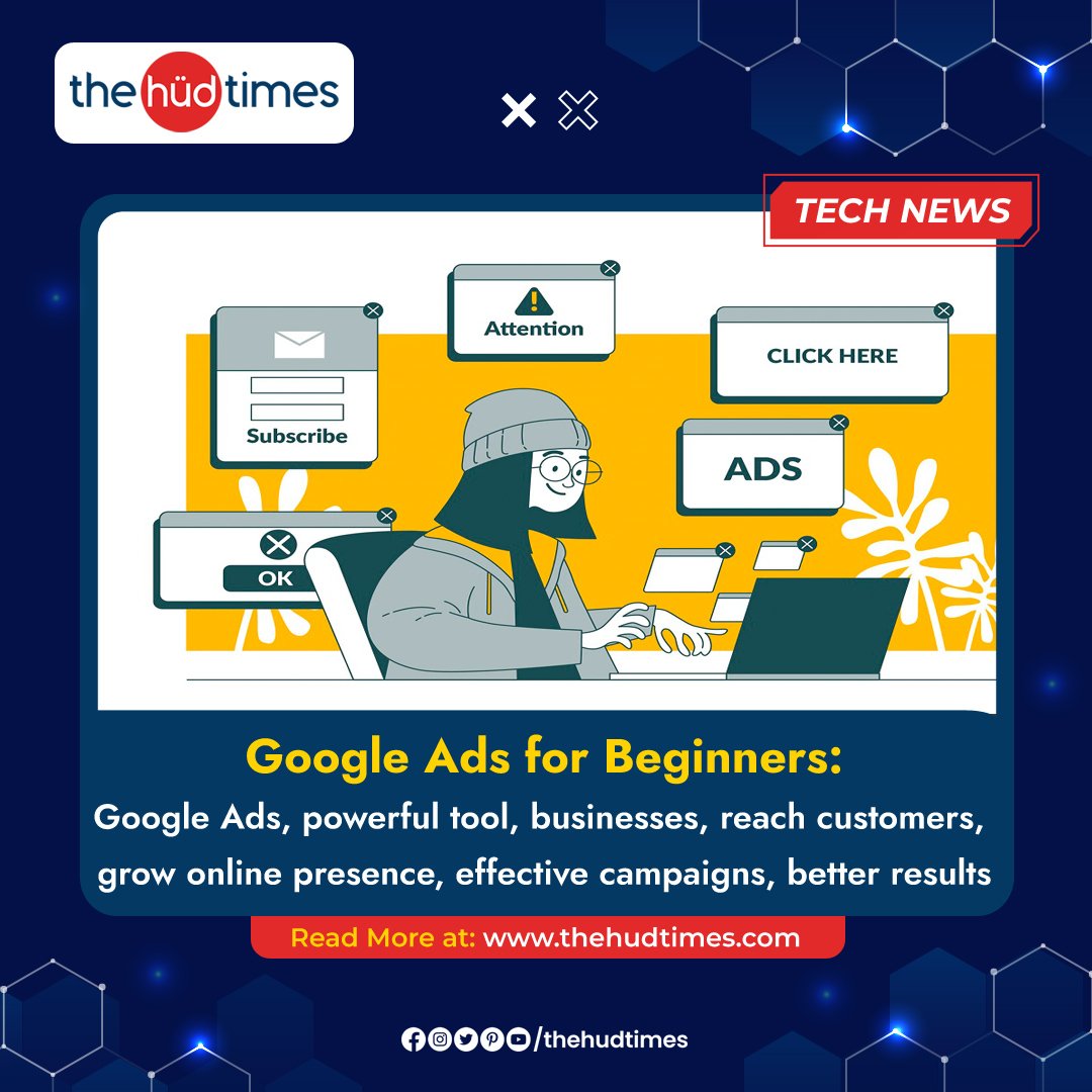 Google Ads for Beginners: A Simple Guide to Getting More Results

Read More: thehudtimes.com/google-ads-for…

#GoogleAdsBeginnersGuide #GoogleAds #NegativeKeywords #TargetKeywords #TheHudTimes #TrackPerformance #google #socialmediaads #digitalmarketing