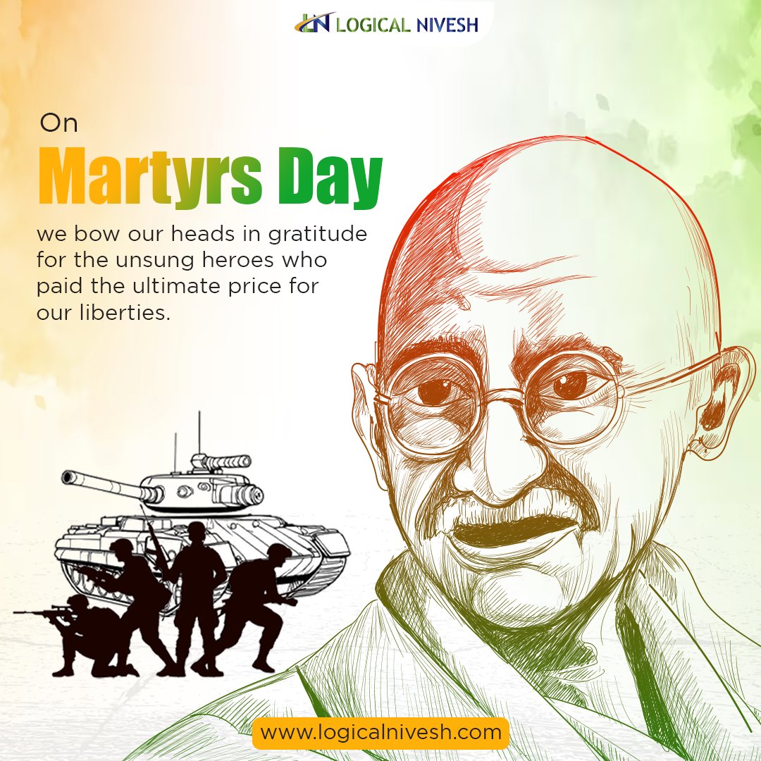 NiveshLogical's tweet image. May we always honor the bravery and sacrifice of our #Martyrs ✨

#logicalnivesh #MartyrsDay #MahatmaGandhi #Gandhi #mahatmagandhiji #January30 #January 

महात्मा गांधी