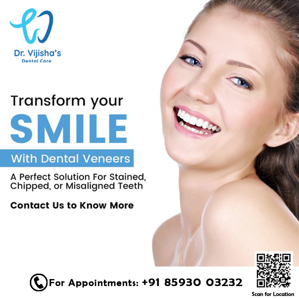 𝙏𝙧𝙖𝙣𝙨𝙛𝙤𝙧𝙢 𝙮𝙤𝙪𝙧 𝙎𝙈𝙄𝙇𝙀 𝙬𝙞𝙩𝙝 𝘿𝙀𝙉𝙏𝘼𝙇 𝙑𝙀𝙉𝙀𝙀𝙍𝙎 🦷💯
𝘼 𝙋𝙚𝙧𝙛𝙚𝙘𝙩 𝙎𝙤𝙡𝙪𝙩𝙞𝙤𝙣 𝙛𝙤𝙧 𝙎𝙩𝙖𝙞𝙣𝙚𝙙, 𝘾𝙝𝙞𝙥𝙥𝙚𝙙 𝙤𝙧 𝙈𝙞𝙨𝙖𝙡𝙞𝙜𝙣𝙚𝙙 𝙏𝙚𝙚𝙩𝙝

#dentalveneers #smile  #dentalconsultant  #drvijisha💜 #dentalclinicguruvayur