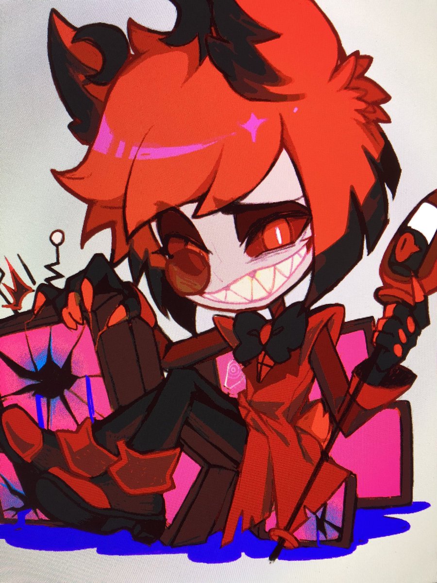 「When you made a poor brush choice but yo」|Korvenのイラスト