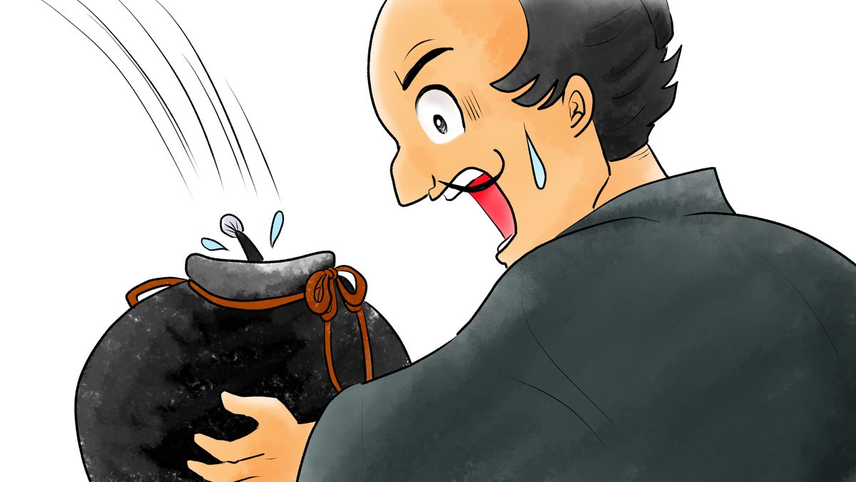 昨日描いた絵です( ゜Д゜)            
恋の魔法とおまじない718-3ペン入れ    
 福娘童話集様昔話「彦一のウナギつり」完成分 
忙しくて絵があまり描けていません💦
今日も下っこの学校の行事で遠くまで出かけていました
疲れた・・(*'Д`)   
#恋の魔法とおまじない #イラストAC #PIXTA 