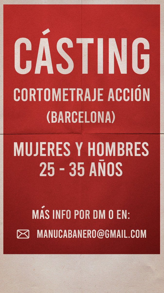manucabanero's tweet photo. Actrices y actores interesados? 😊 Escribidme! 🎥🎬 https://t.co/L0bHQxFYDa