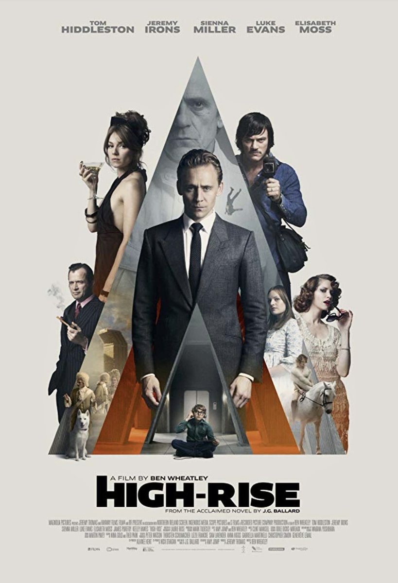 #HighRise #TomHiddleston #LukeEvans 
#ElisabethMoss #SiennaMiller
#StacyMartin #JeremyIrons
#洋画好きな人と繋がりたい #洋画
#BenWheatley