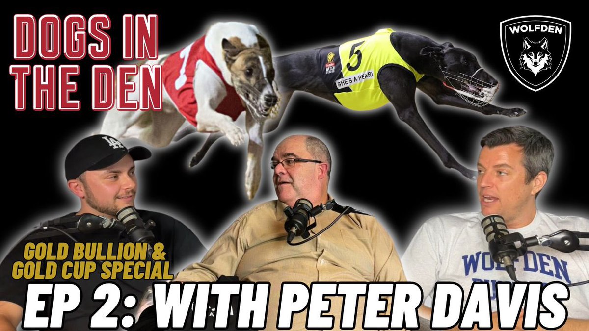 Dogs In the Den is live! 

Great insight about the industry and also the two biggest dog races in Australia this week, the Gold Cup and Gold Bullion from Albion Park QLD, from prominent owner Peter Davis.

youtu.be/taKXOCR_yOM?fe…