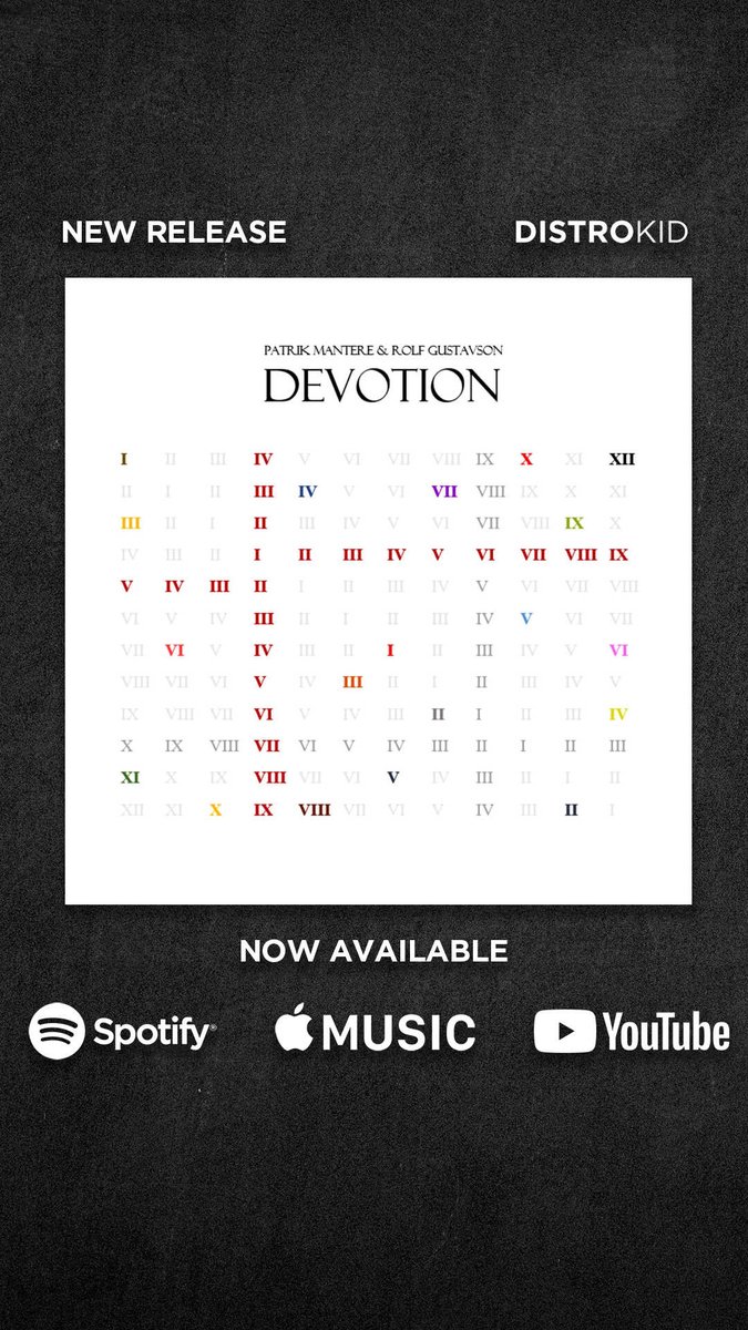 Devotion (feat. Patrik Mantere) also available on Apple Music: music.apple.com/fi/album/devot…

<a href="/DistroKid/">DistroKid</a> <a href="/AppleMusic/">Apple Music</a> #NewMusic