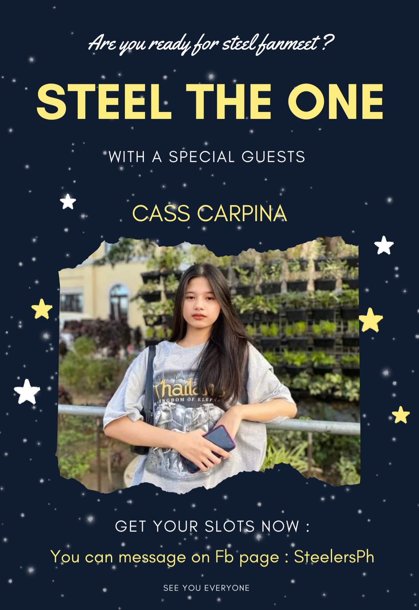 Steelers_ph's tweet photo. Steelers, Get to know our very Special Guests for Steel's Fan Meet!

Other special guests reveal soon! 

📍Sikat Inc. Events Place 
🗓️Feb 18, 2024 (Sunday)

Click the link to register! https://t.co/cuE5SXMGId 

See Youu Steelers 😊❤️ https://t.co/QvMsFUZOhR
