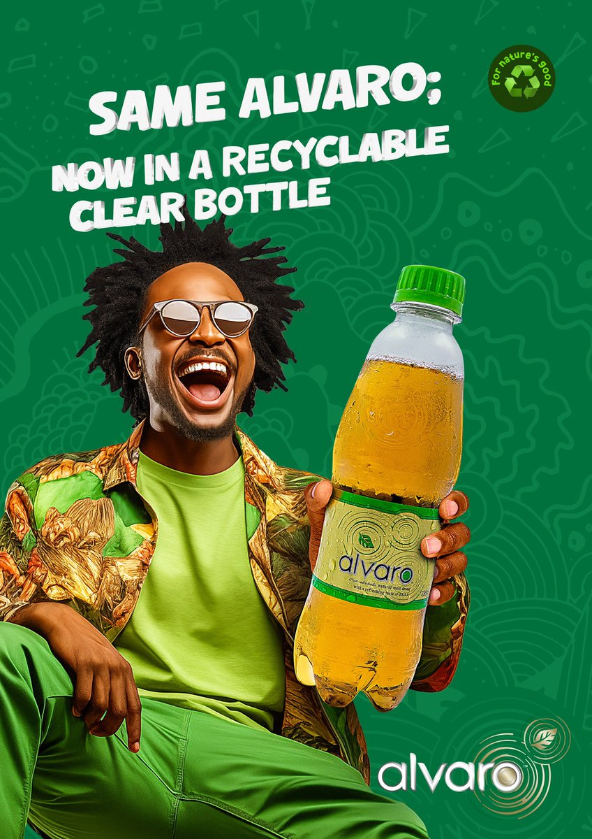 KofiAshon's tweet photo. We are excited to announce that Alvaro is also moving into a recyclable clear bottle.
It's the same refreshing crisp pear flavour only now in a more environmentally friendly plastic bottle for nature's good.
#sametaste
#recycledplastic
#naturesgood
#DiageoEmp https://t.co/GfpiQKN4yr
