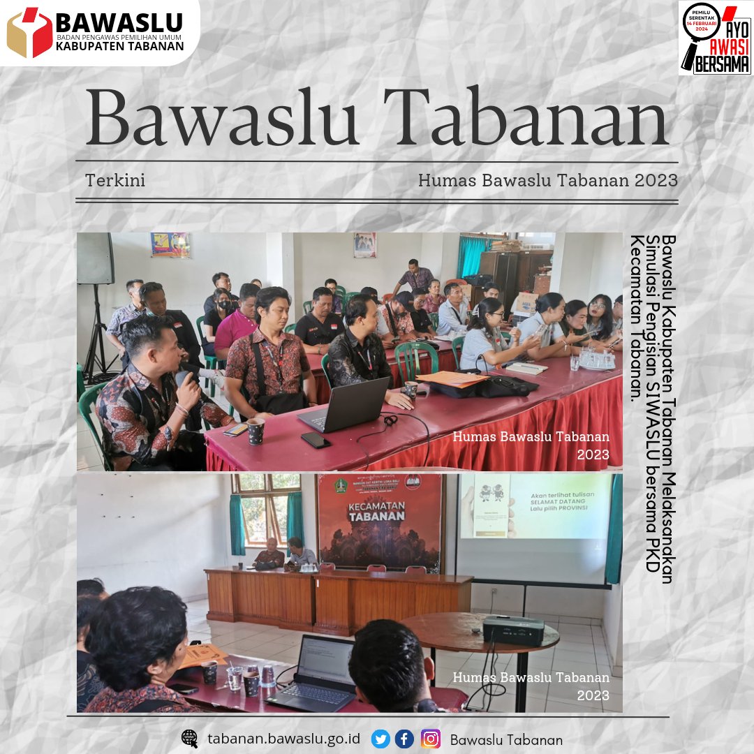 BawasluTabanan's tweet photo. https://t.co/JY5u0PVKfB