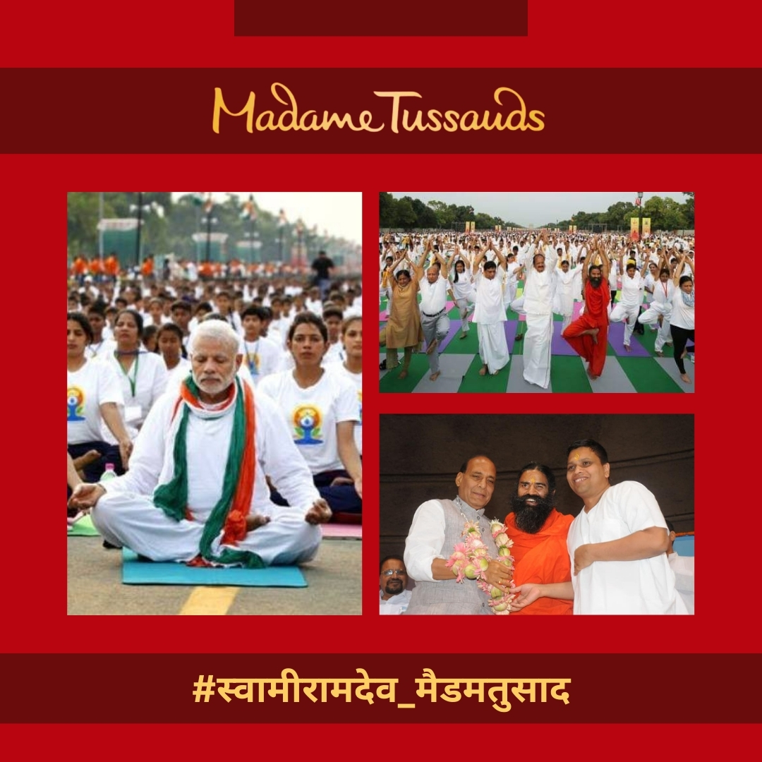 Swami Ramdev said - “At a time on one figure, 20 artists work to make it perfect.”
#स्वामीरामदेव_मैडमतुसाद