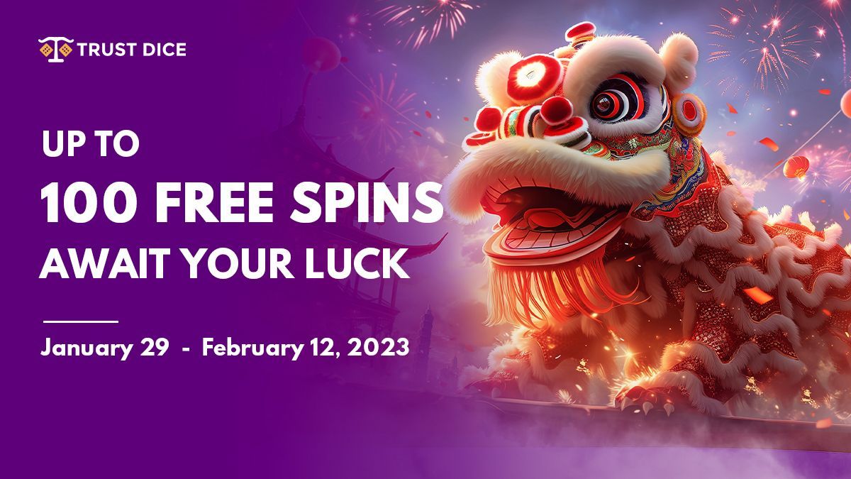 TrustDice's tweet photo. 🎉 Celebrate the Chinese New Year with us! 🧧🐉

📅 January 29 - February 12, 2024

🎁 Win up to 100 Free Spins 🎁

Open the door to good fortune and endless excitement! 🍀🤑💚

Don't miss out: https://t.co/2KZrqrgPEc 

#ChineseNewYear #Promotion #TrustDice #WinFreeSpins https://t.co/dpAD7NVtc7