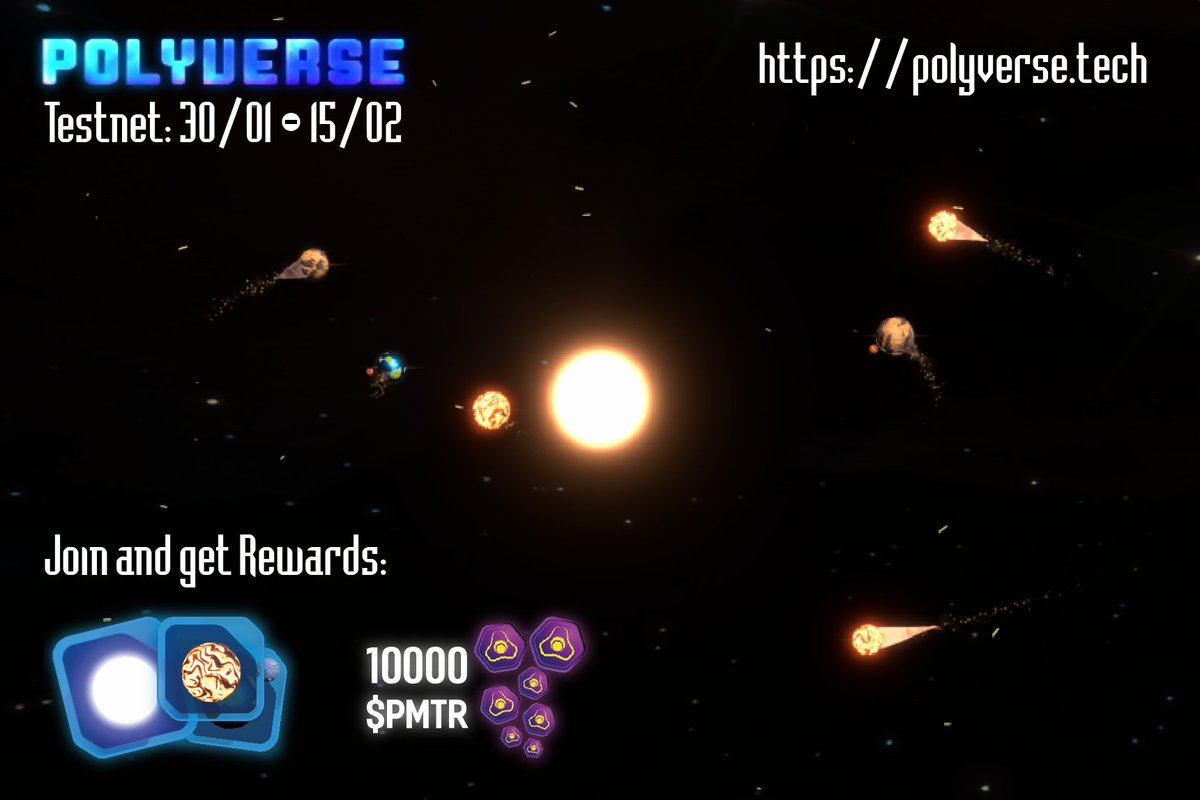 Polyverse_xxx's tweet photo. Join testnet to receive valuable rewards
https://t.co/6vQYmUPlTn
#NFTCommunity #NFTGame #playtoairdrop #playtoearn #PolyverseNFT $PMTR https://t.co/FnJnamfnCK