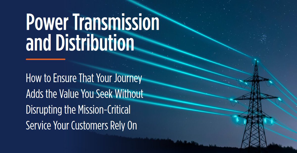 JAYCOR9's tweet photo. Power Transmission and Distribution - How to ensure that your journey adds the value you seek without disrupting the mission-critical service your customers rely on
Read more in Beleden's White Paper - https://t.co/QcG3Uy4wEs
#JAYCOR #Belden #WhitePaper #PT&D https://t.co/jUtLYzJeEo