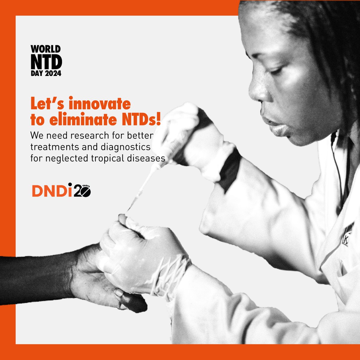 Today is #WorldNTDDay! Medical research should be for all – not just diseases that can turn a profit. By #InnovatingTogether we can bring people affected by #NTDs out of the shadows and develop safer, simpler, more effective treatments. #UniteActEliminate