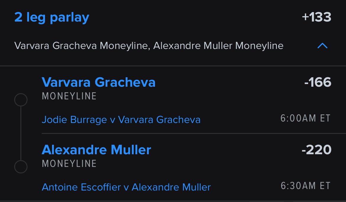 SosaSauced's tweet photo. 242nd Ever Twitter Free Pick ⭐️
We are currently 103-119 on Twitter Free Picks ⭐️ +29.12u💰
This play is in:🎾
Attached🖇️
Play at .5u
#AustralianOpen2024
#GamblingTwiiter #GamblingCommunity #fanduel #tennis #ufc #mma #durden #NY #24hours #wife #win https://t.co/GVpOuCnBJV