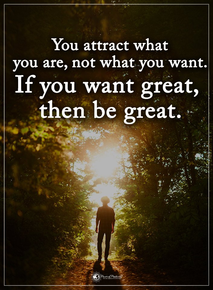 FitnessHacks101's tweet photo. Good morning! Have a wonderful day, ...and remember 'You attract what you are, not what you want. If you want great, then be great'. https://t.co/EDgnUz9maY