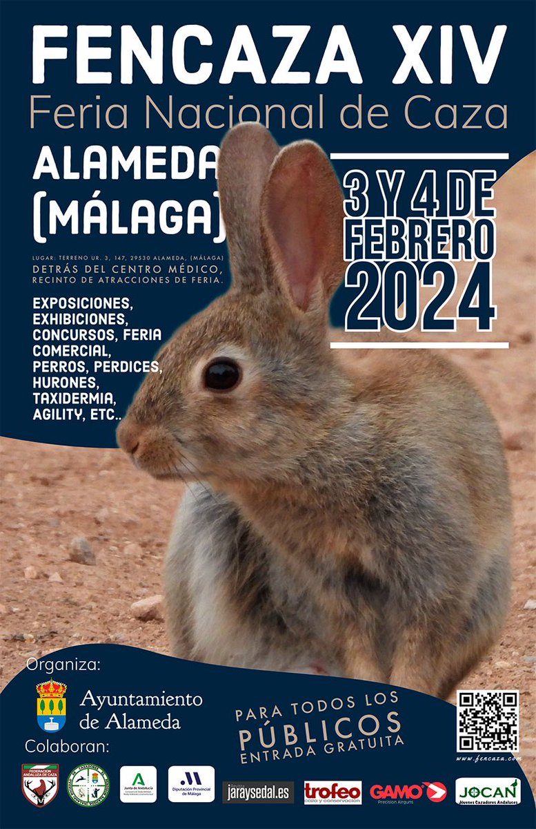 La #caza tiene una cita este fin de semana en #Alameda para celebrar la décimo quinta edición de <a href="/FENCAZA/">FENCAZA</a> ow.ly/cOBu50QvK8i