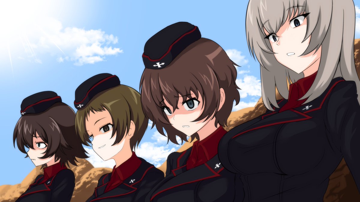 Ikir_13's tweet photo. 聖グロｖｓ黒森峰
エデン条約編のパロディ その② https://t.co/x2aOtCI1VH