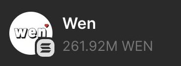 Who wants some $WEN ? ♥️

Drop your $SOL addy, RT &amp; follow w/🔔

See you in 24 hours ⏰