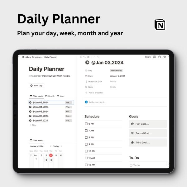 Optimize your daily, weekly, monthly, and yearly planning for peak performance in 2024 using the Daily Planner.    

Normally $29
   
But Next 24 hrs it's FREE!      
To get it:    
1. Follow me (so I can DM you)     
2. RT      
3. Reply "DP