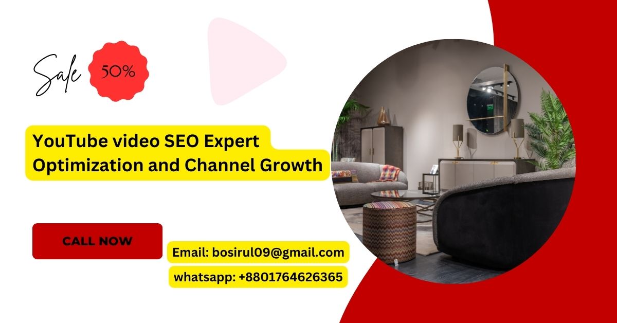 I will provide you all services of YouTube marketing and Promotion.