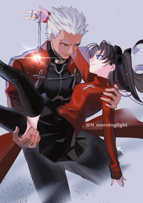 Fate/stay night 20周年おめでとうございます昔描いたアーチャー陣営#Fate20th #FateStayNight 