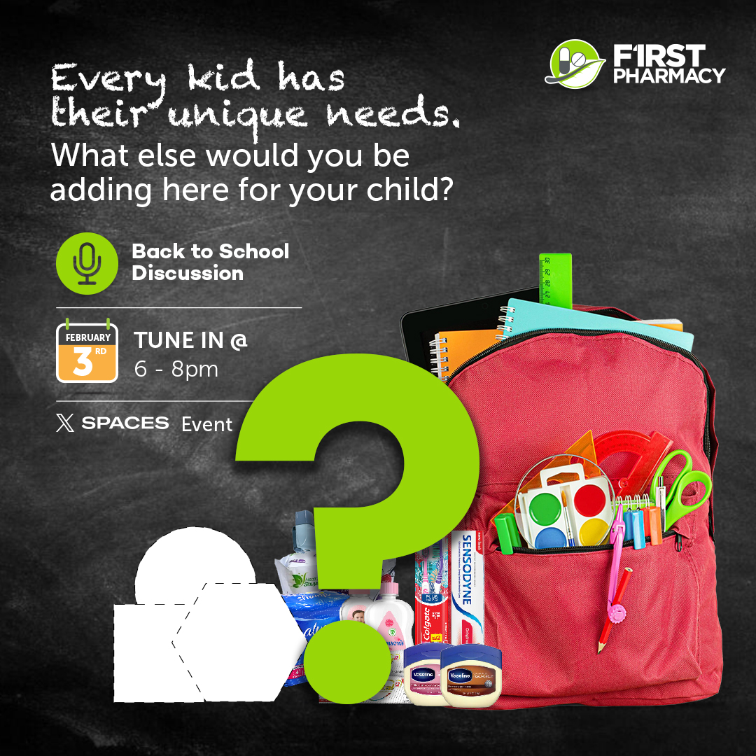 FirstPharmacy_'s tweet photo. Kids usually have long lists of requirements for their Back to School.
Whatβs missing in our image, that are also considered by your child as essential Back to School items?
#XSpaces #YourHealthFirst #BacktoSchool #FirstPharmacyTalks #Supplements https://t.co/P1h1PIE1sn