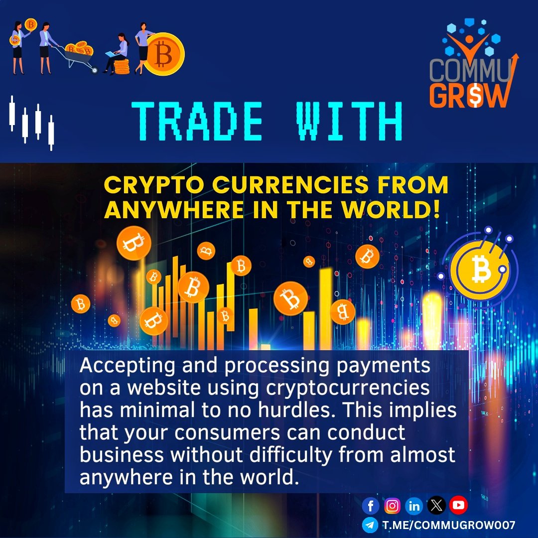 CommuGrow_07's tweet photo. Trade with #crycurrencies from any where in the #world!!
#crypto #bitcoin #cryptocurrency #blockchain #ethereum #btc #forex #trading #money #cryptonews #cryptotrading #bitcoinmining #cryptocurrencies #investing #eth #investment #bitcoinnews #bitcoins #nft #business https://t.co/BKb2sUZGVv