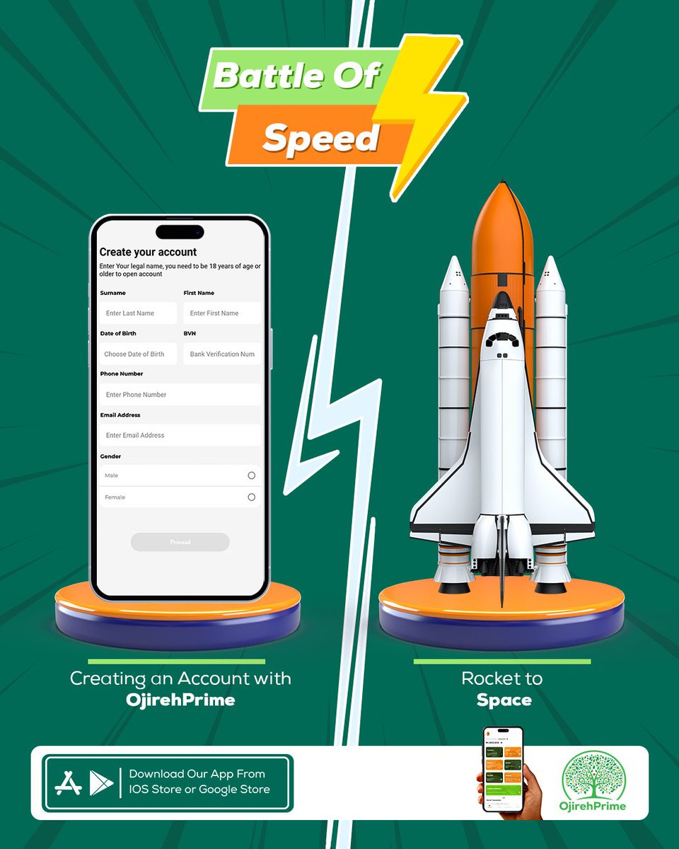 MyPrymeApp's tweet image. Join OjirehPrime swiftly and seamlessly as you create your account! 🚀✨ 

#OjirehPrime #EasySignUp"