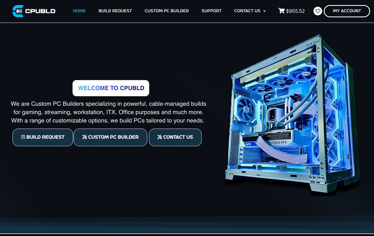 Were back! During our recent downtime, we meticulously re-evaluated our custom PC builder, shifting our focus towards accommodating entry-level systems. Start your build today! 🌐cpubld.com