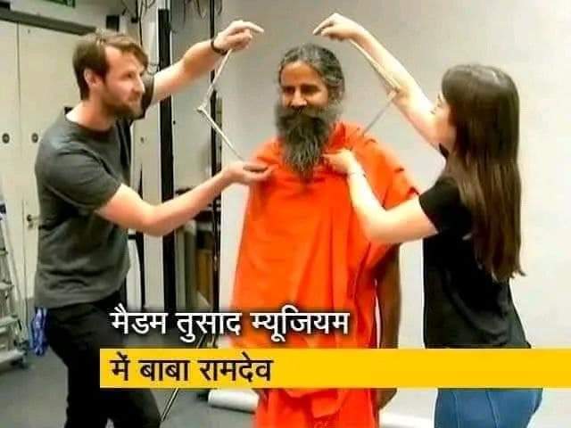 For the first time the statue of a Yogi” will be installed at the famous Madame Tussauds museum in New York. 🇮🇳
#स्वामीरामदेव_मैडमतुसाद
<a href="/yogrishiramdev/">स्वामी रामदेव</a> 
<a href="/Ach_Balkrishna/">Acharya Balkrishna</a> 
<a href="/Sadhvi_Devpriya/">Dr. Sadhvi Devpriya</a> 
<a href="/rakesh_bstpyp/">भारत</a> 
<a href="/bst_official/">भारत स्वाभिमान, मुख्यालय-हरिद्वार</a>