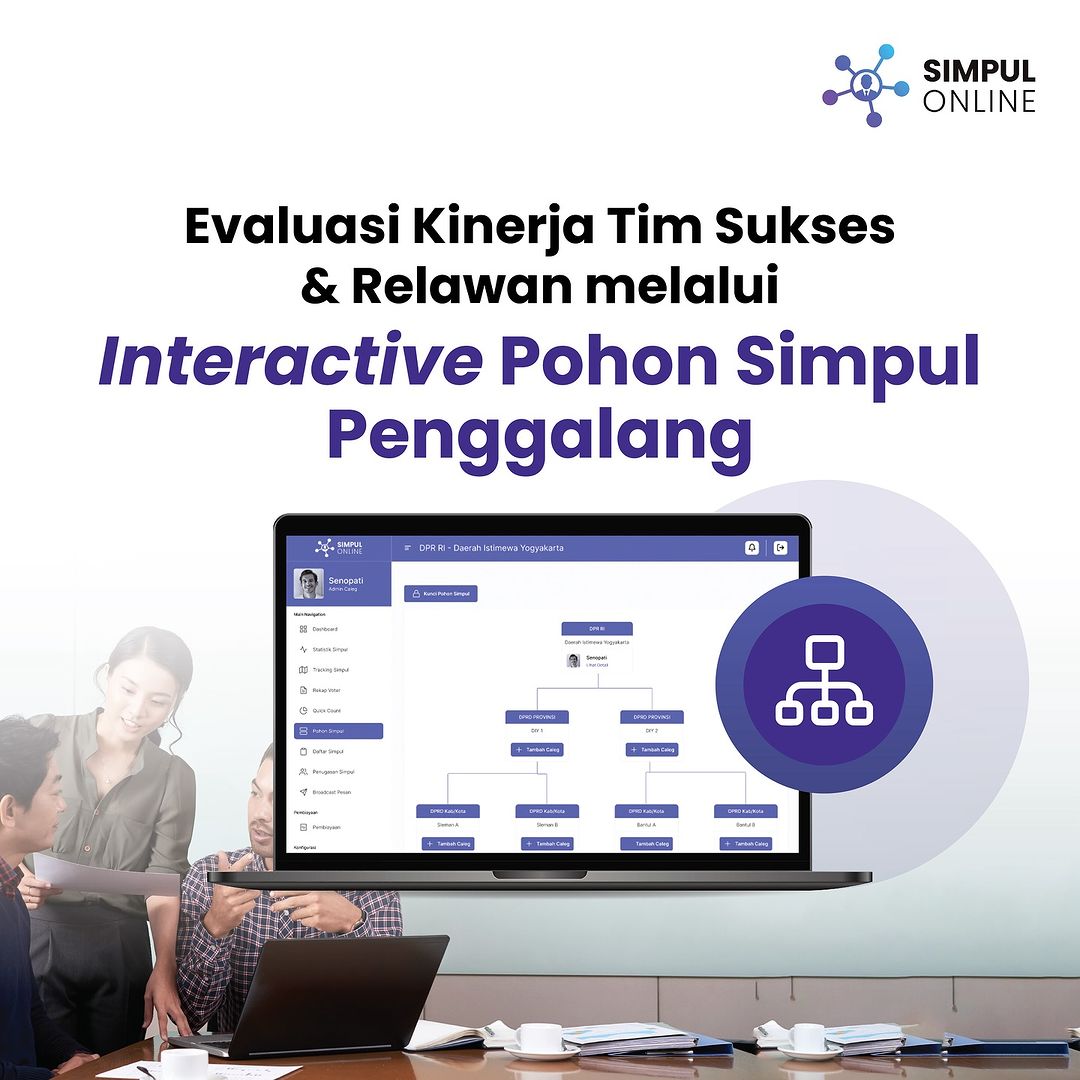 Kinerja Tim Sukses &amp; Relawan untuk kemenangan Anda sebagai Calon Kepala Daerah bisa terpantau 🙌🏻

#aplikasipilkada #simpulonline #aplikasipemenanganpilkada #pilkada2024 #timkuat #dataakurat #menangpilkada2024 #pilkada #pilkada2024 #kpps