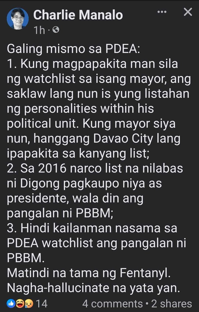 MarcusBench's tweet photo. Clarification and explanation from PDEA. 👍

#ProtectPBBM 

👇👇👇 https://t.co/xlY8ZyuttG