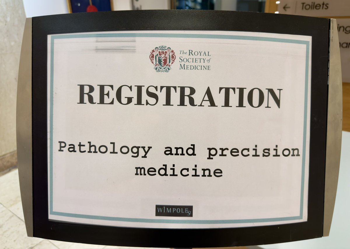 The day is upon us! Day 1 of Pathology and Precision medicine with the @RoySocMed kicks off at 8:15 today! 🥳 use the hashtag #precisionpath and tag us to share your stories throughout the day! We look forward to welcoming you 🧬🔬