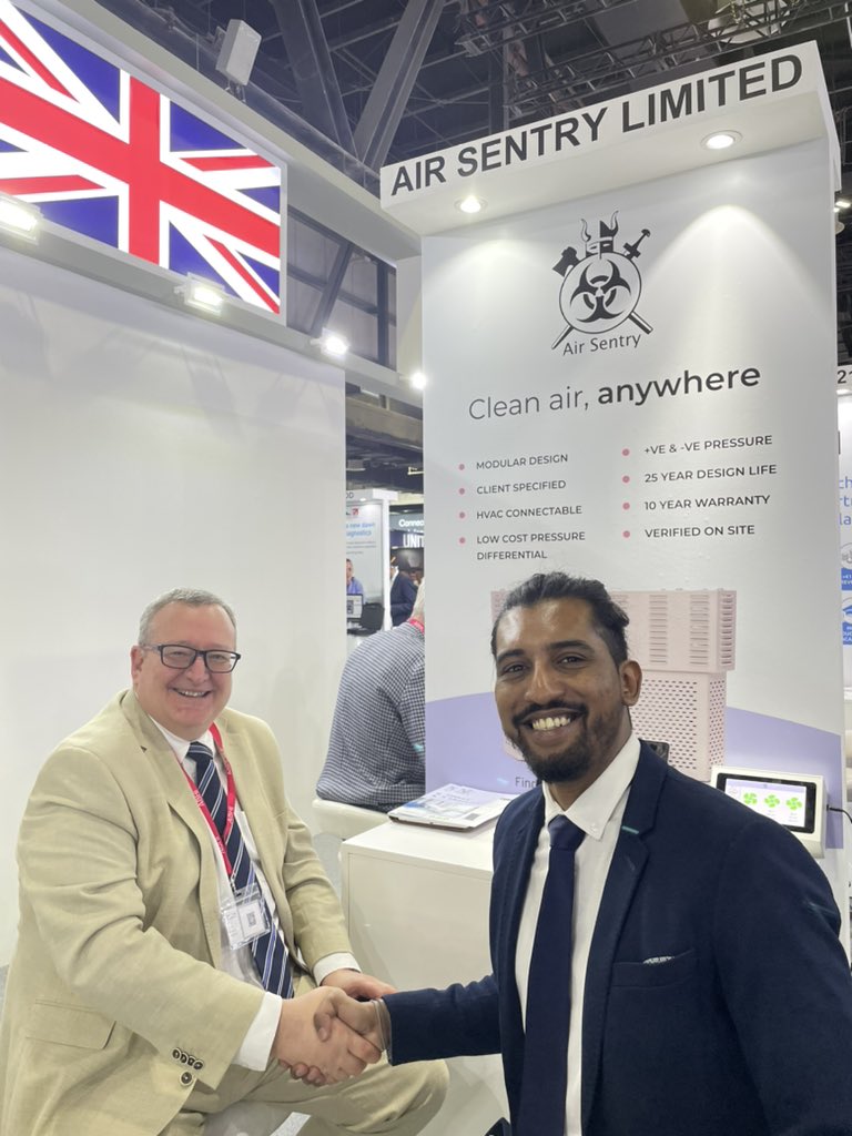 Another great start to a busy #arabhealth2024 

Please stop and say hello

Stand H50Q in Hall 2

#ventilationsystem #ventilation #airpurification #arabhealth #airpollution #IEQ #IAQ