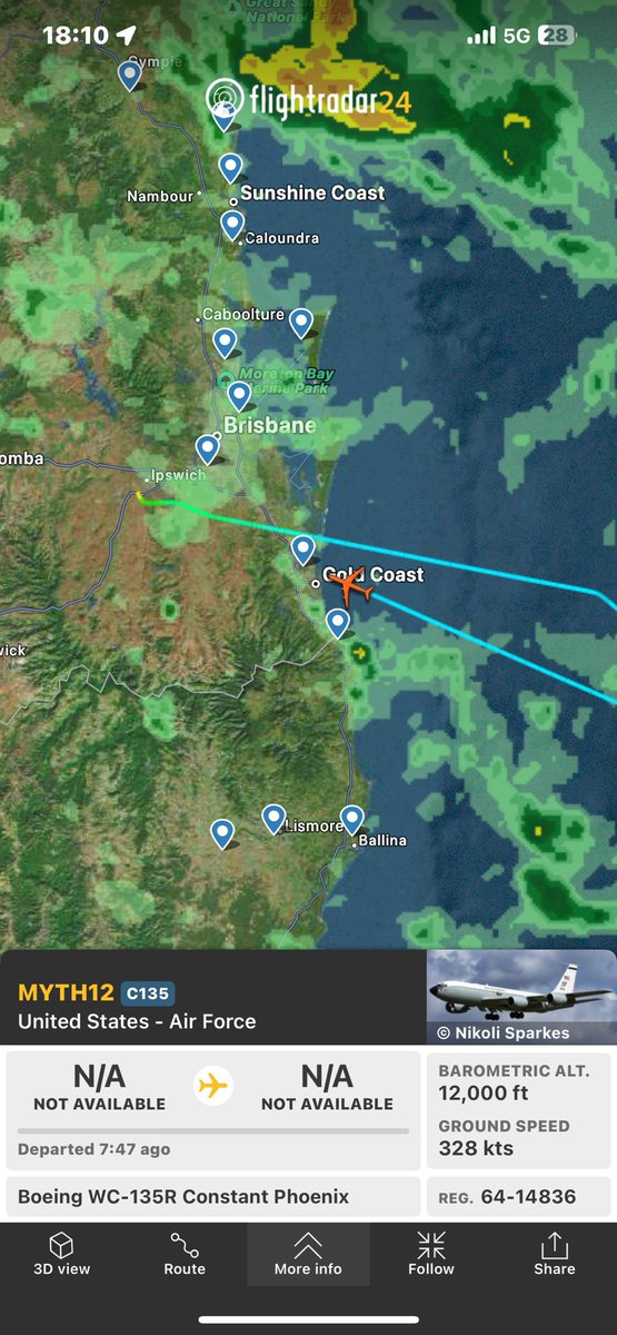 airman941's tweet photo. Just shy of 8 hours #MYTH12 has arrived back at YAMB after spending the day out doing a sortie #avgeek https://t.co/YYSMgvBUTb