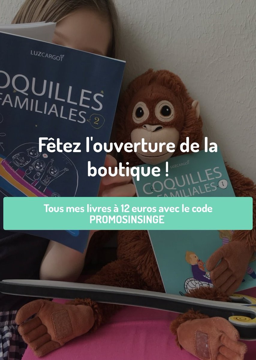 Luzcargot's tweet photo. Demain, à minuit, il sera trop tard ! 
Vite, vite, profitez de la promo sur les 2 tomes des Croquilles familiales en passant commande d'ici là !
😘 https://t.co/zhrigWtaM3 https://t.co/DJiwExLTJB