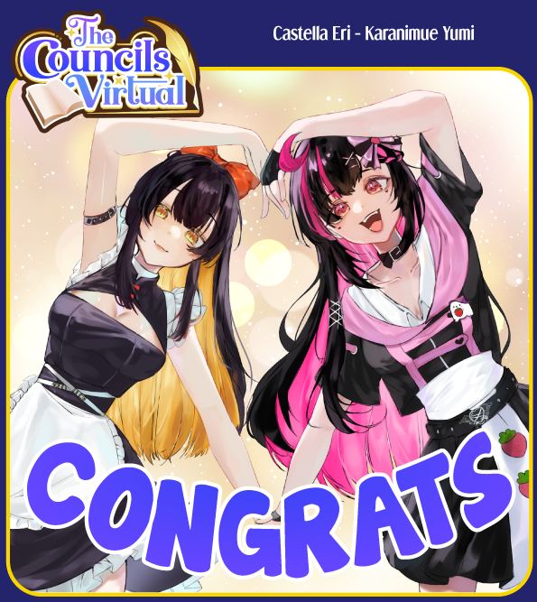 CouncilsVirtual's tweet photo. Congrats to @castella_ERI🥖& @Karanimue_Yumi 🪄🍓for hitting 2k subscribers on YouTube!
Here's to another milestone to come~
🖌️: jojouwu_san_2009 in IG
#CastellaEri #KanvasEri #KaranimueYumi #KarArts https://t.co/3DzdVfo6yB
