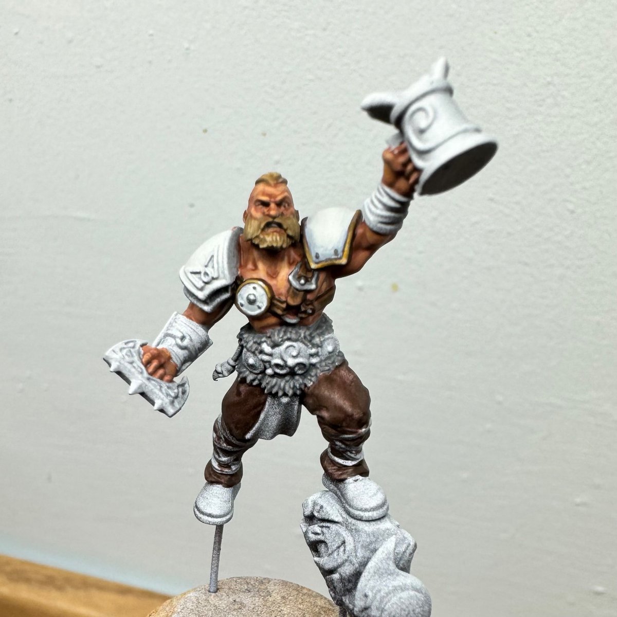 First Blood Bowl mini and first attempt at NMM, having loads of fun with this!