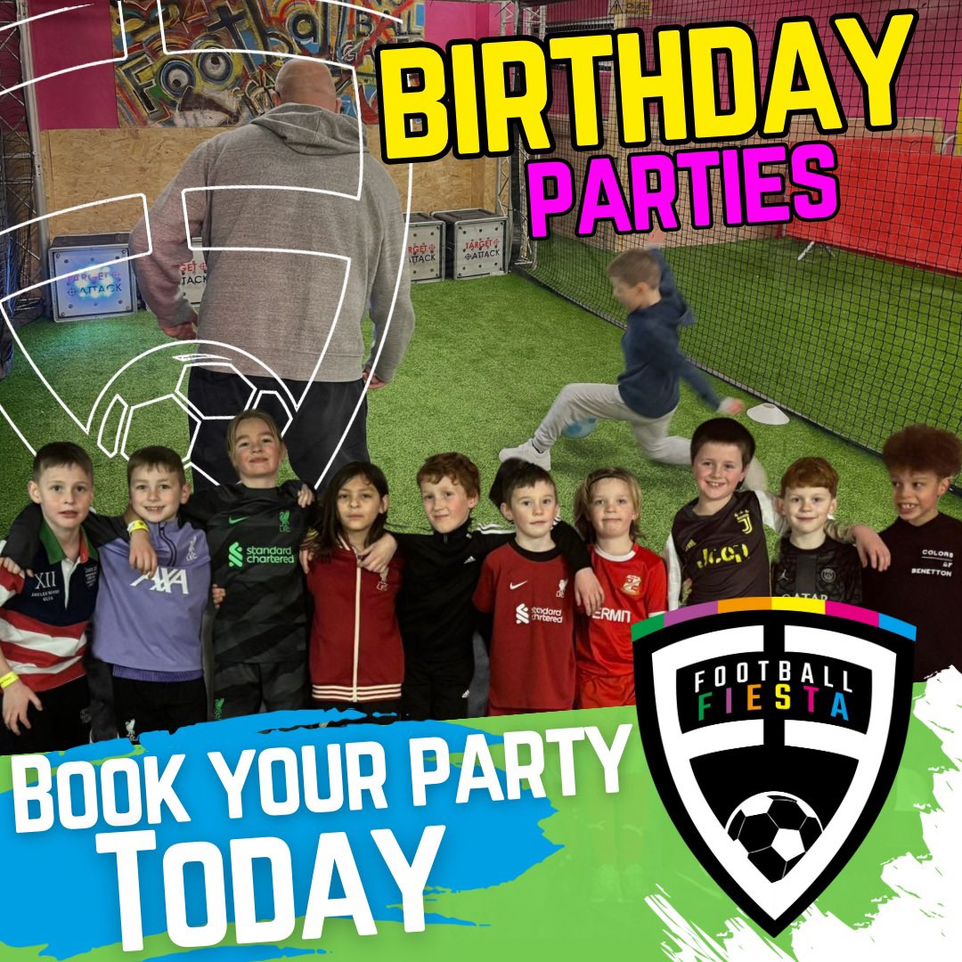 FootballFiesta_'s tweet photo. We had another great week for birthday parties here at FOOTBALL FIESTA, both in WATFORD & SWINDON!
If you’re looking for an amazing and active place to host your birthday - LOOK NO FURTHER! ⚽️
.
.
.
#football #birthday #parties #footballparties #footballbirthday #footballparents https://t.co/oFYd2GDRRb
