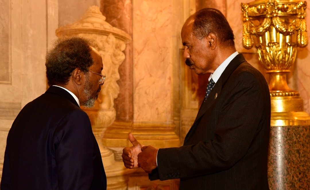 Sanpaulo888's tweet photo. Eritrea #President_Isaias met yesterday Pre @HassanSMohamud &amp; Pre @WilliamsRuto respectively on bilateral ties and
regional issues.

#Pre_Isaias also met Italian Minister of Agriculture &amp; Food Security, Francesco Lollonrigida,on the enhancement 
of strategic ties https://t.co/1rjC04O0BZ
