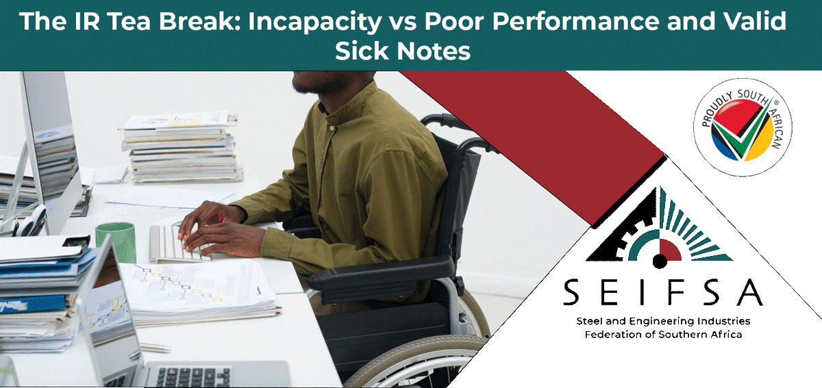 SeifsaZ's tweet photo. Join #complimentary webinar and gain insight on:

The difference between #Incapacity and Poor #performance 

Ensuring procedural and substantive #fairness when dealing with Incapacity vs Poor Performance

Register Now:
https://t.co/wgAGxNpx38 https://t.co/zs2CUCpNbk