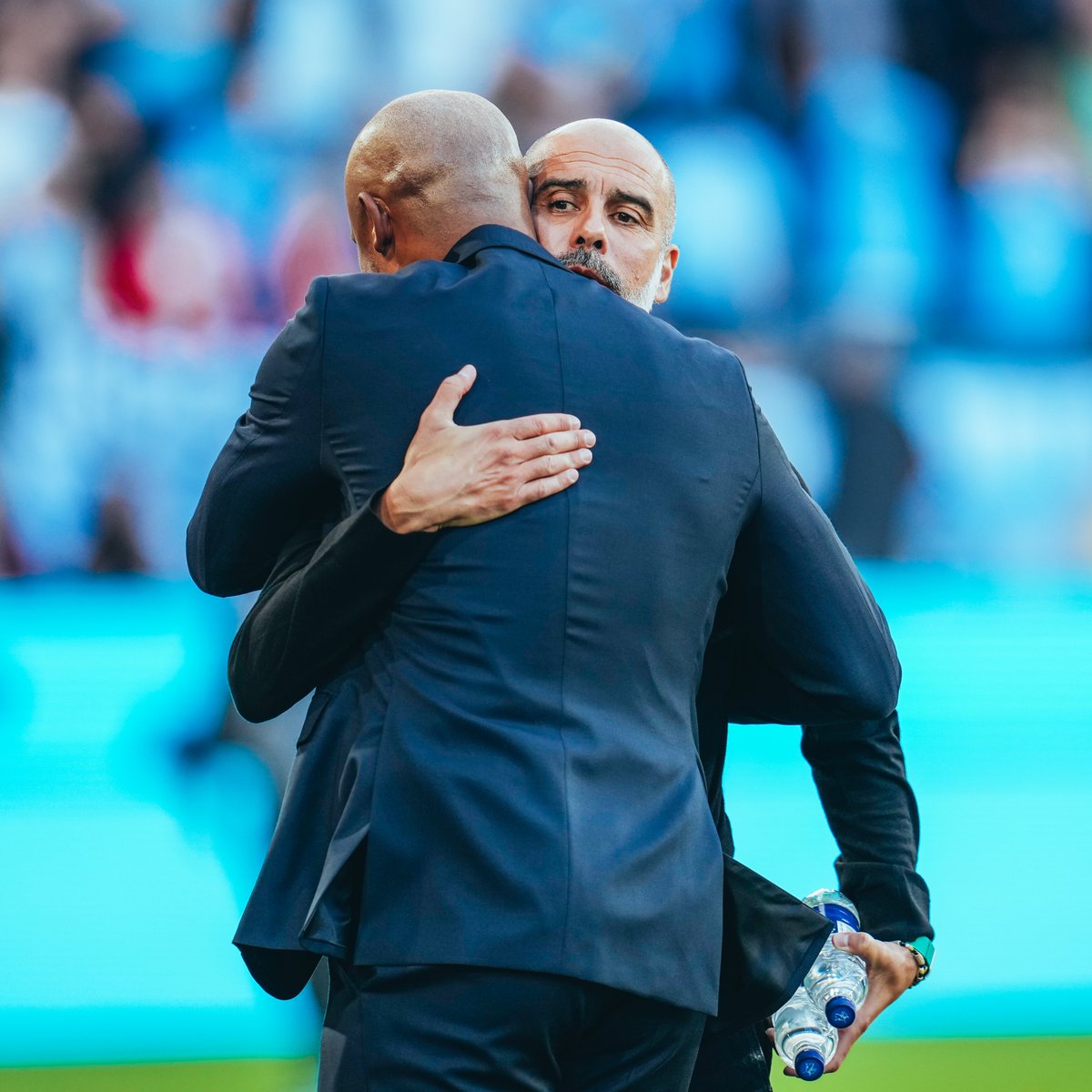ManCity's tweet photo. PEP 💬 I have a lot of respect for Vinnie. They played really well at Spurs away in the FA Cup. We have to be careful. https://t.co/aw4ZfmSnBU