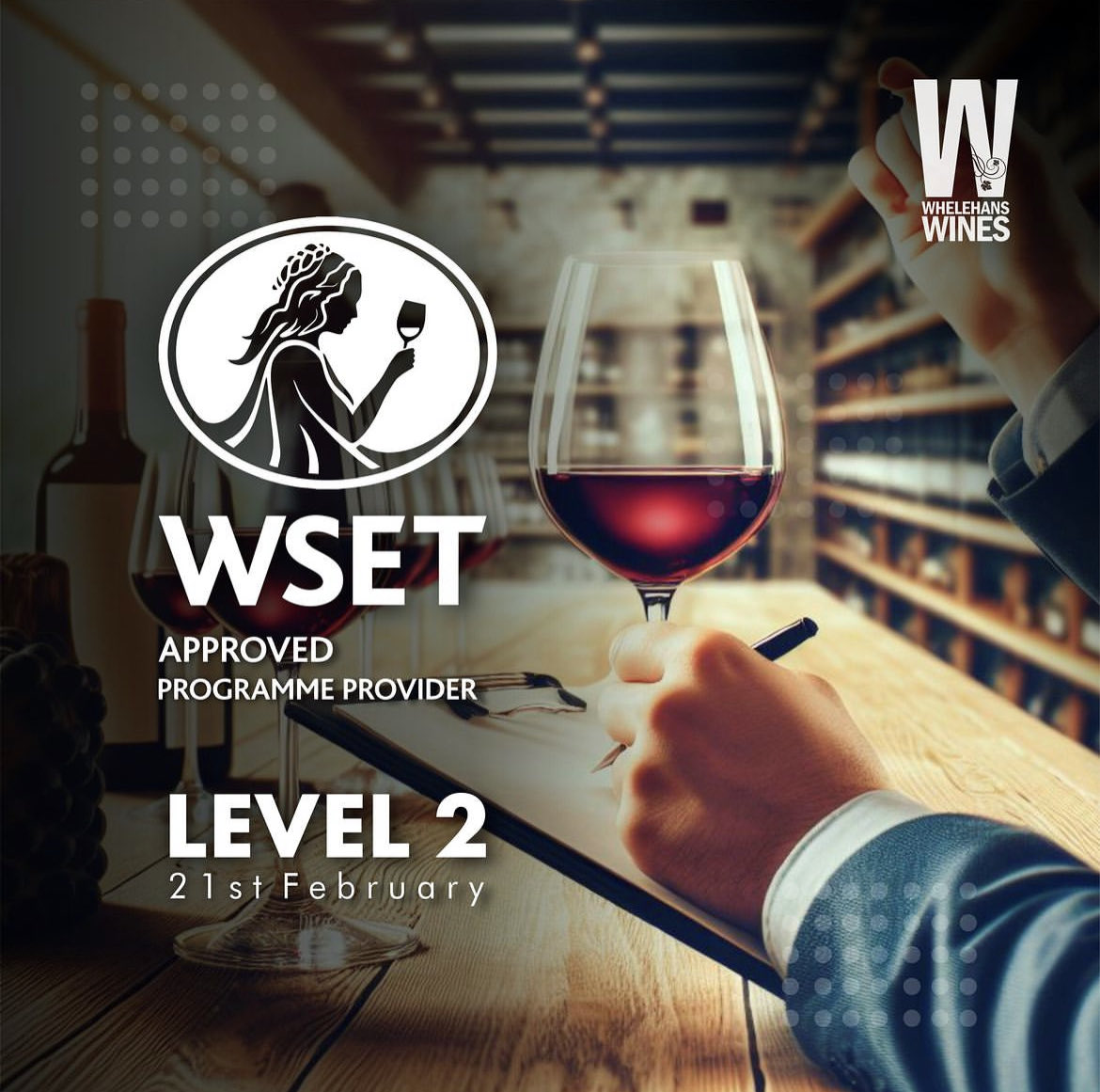 Want to know more about wine?
@Whelehanswines who provided the beautiful wines at our awards dinner in @Cknock_Hotel have a @WSETglobal Level 2 course coming up 🙌🏻🍷