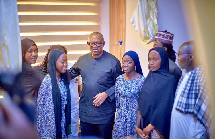 firstladyship's tweet photo. Peter Obi is empathy &amp; milk of human kindness. He puts a human face to compassion love &amp; leadership

He did not only visit Seyi Makinde (a member of the G5), he visited the Nabeeha Al-Kadriyar family as well. There is no one like him

Others should at least pretend that they care https://t.co/QsxeCpZJeQ