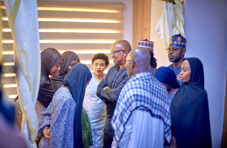 firstladyship's tweet photo. Peter Obi is empathy &amp; milk of human kindness. He puts a human face to compassion love &amp; leadership

He did not only visit Seyi Makinde (a member of the G5), he visited the Nabeeha Al-Kadriyar family as well. There is no one like him

Others should at least pretend that they care https://t.co/QsxeCpZJeQ